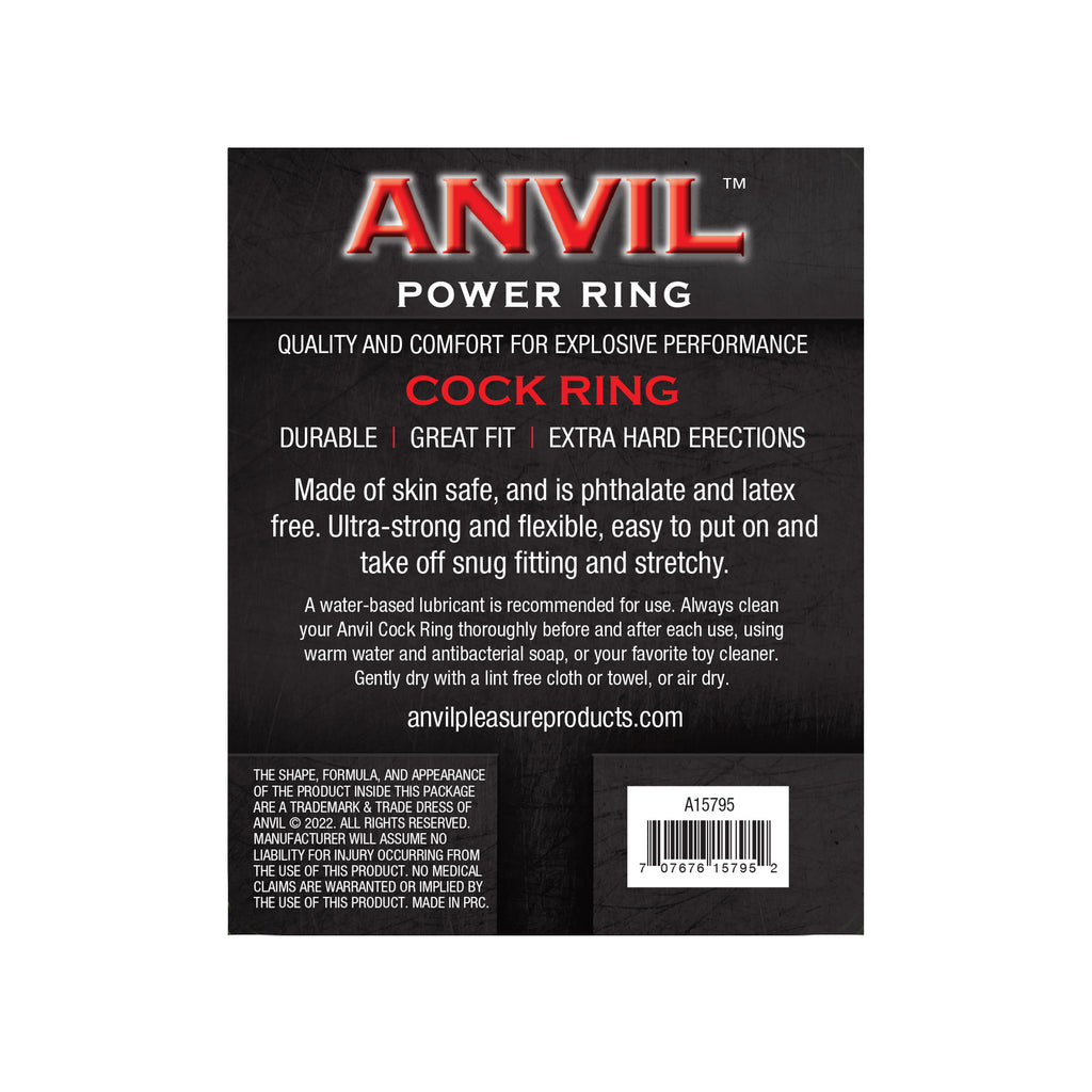 Anvil Red Power Ring