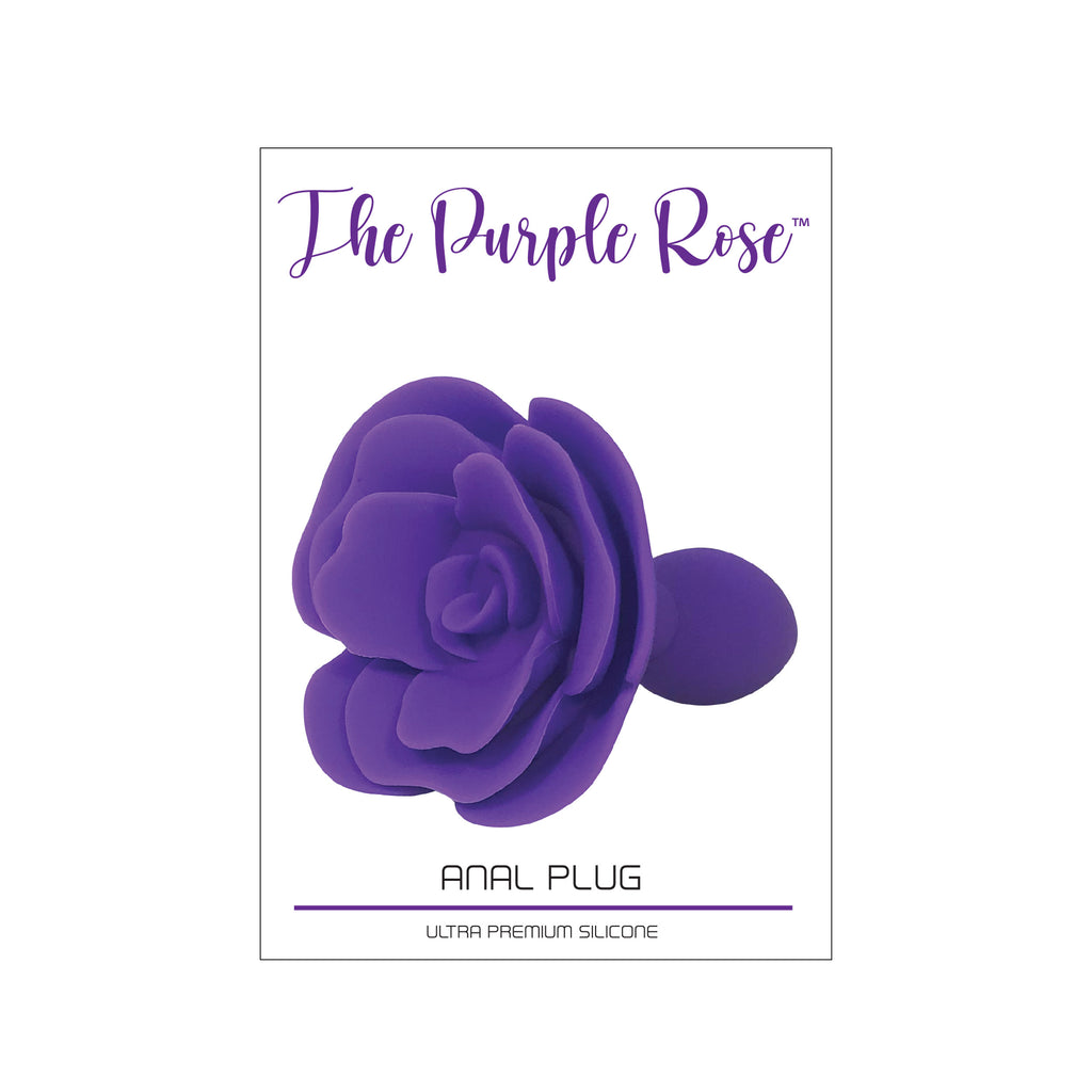 Get the Purple Rose Silicone Butt Plug Only at Castle Megastore Get the Purple Rose Silicone Butt Plug Only at Castle Megastore