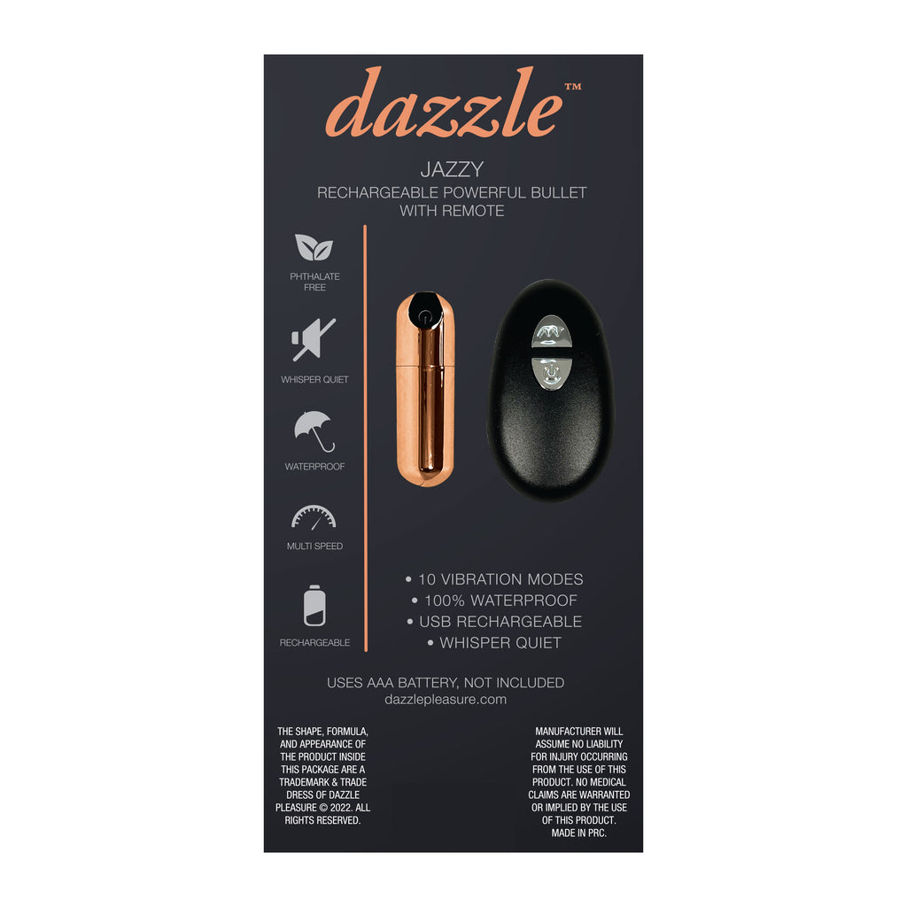 Dazzle Jazzy Rose Gold Bullet