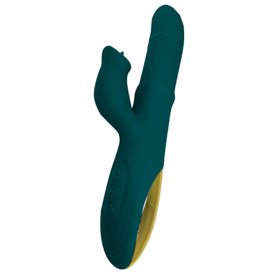 The Lion Flicking Clit Vibe with Heating G-Spot Tip