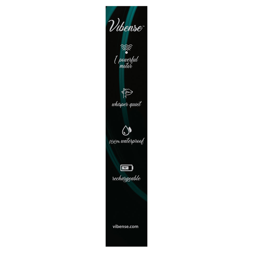 THE VIBENSE PLEASURE EGG MASSAGER WITH REMOTE - Teal