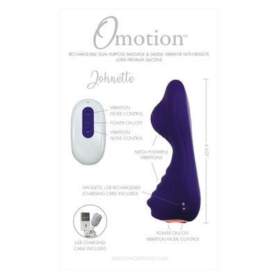 THE OMOTION JOHNETTE SADDLE VIBRATING GRINDER WITH REMOTE