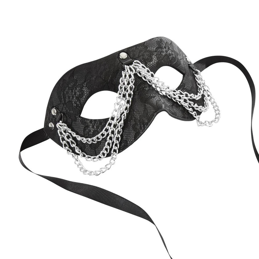 Chained Black Lace Mask by Sportsheets