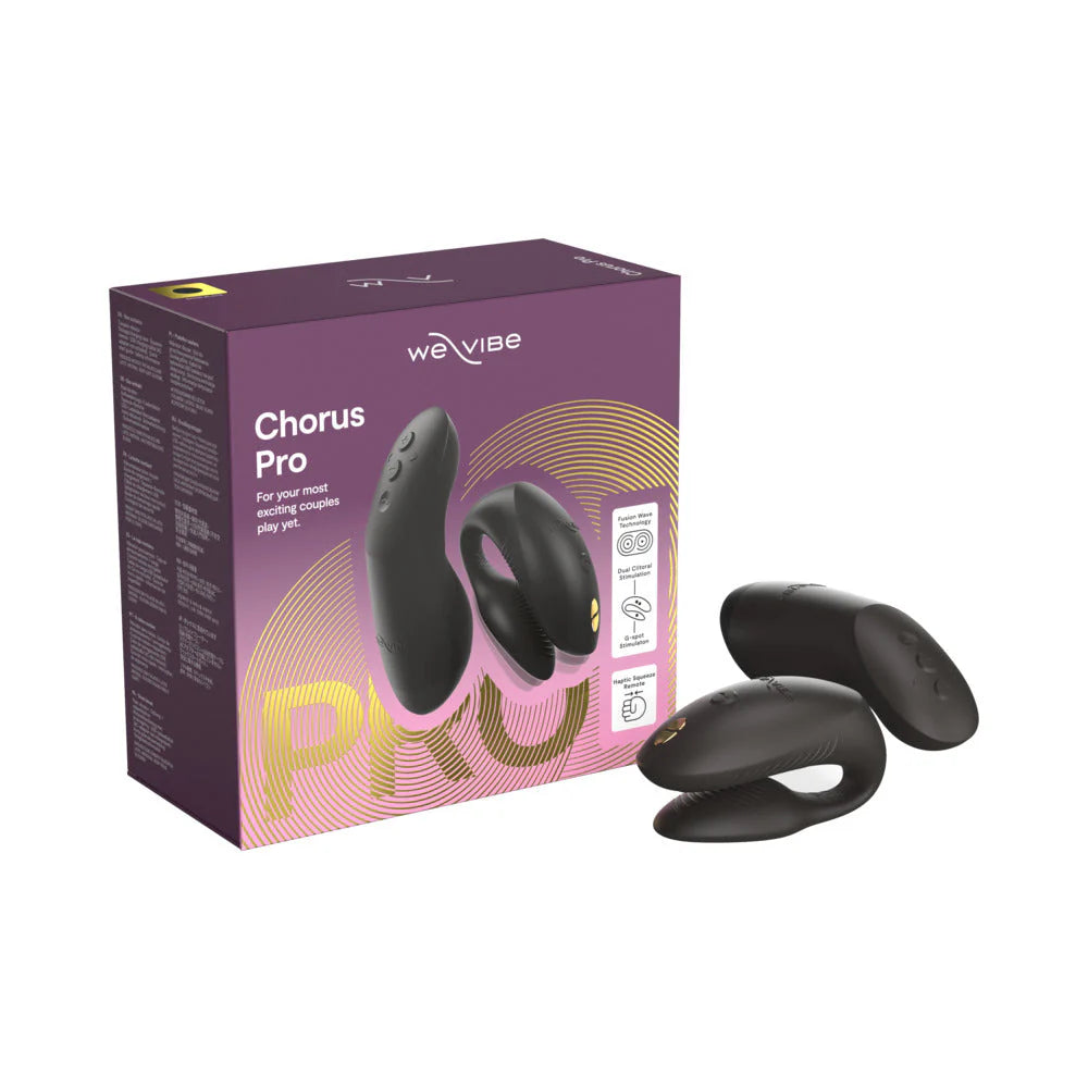 Chorus Pro Couples Vibrator by We-Vibe in Satin Black