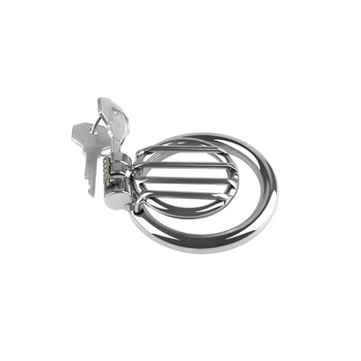 Grill Grate 15mm Flat Chastity Cage Cock Cage by Metal Pleasure Play