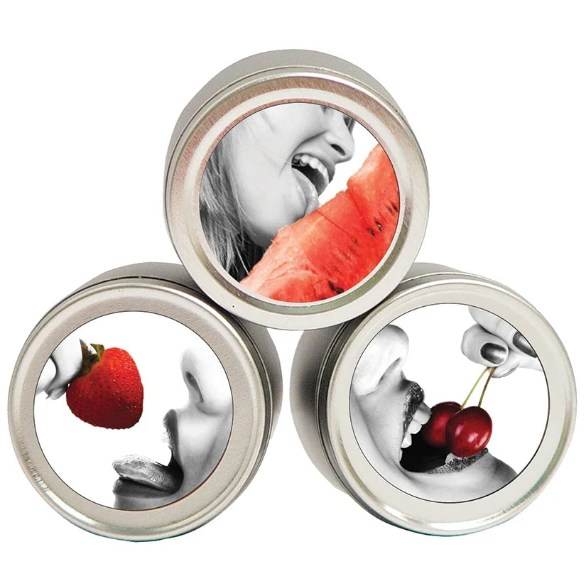 Earthly Body 4-in-1 Edible Massage Candle Trio 2oz