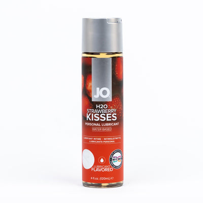 JO H2O Strawberry Kisses Flavored Lubricant - 4 oz