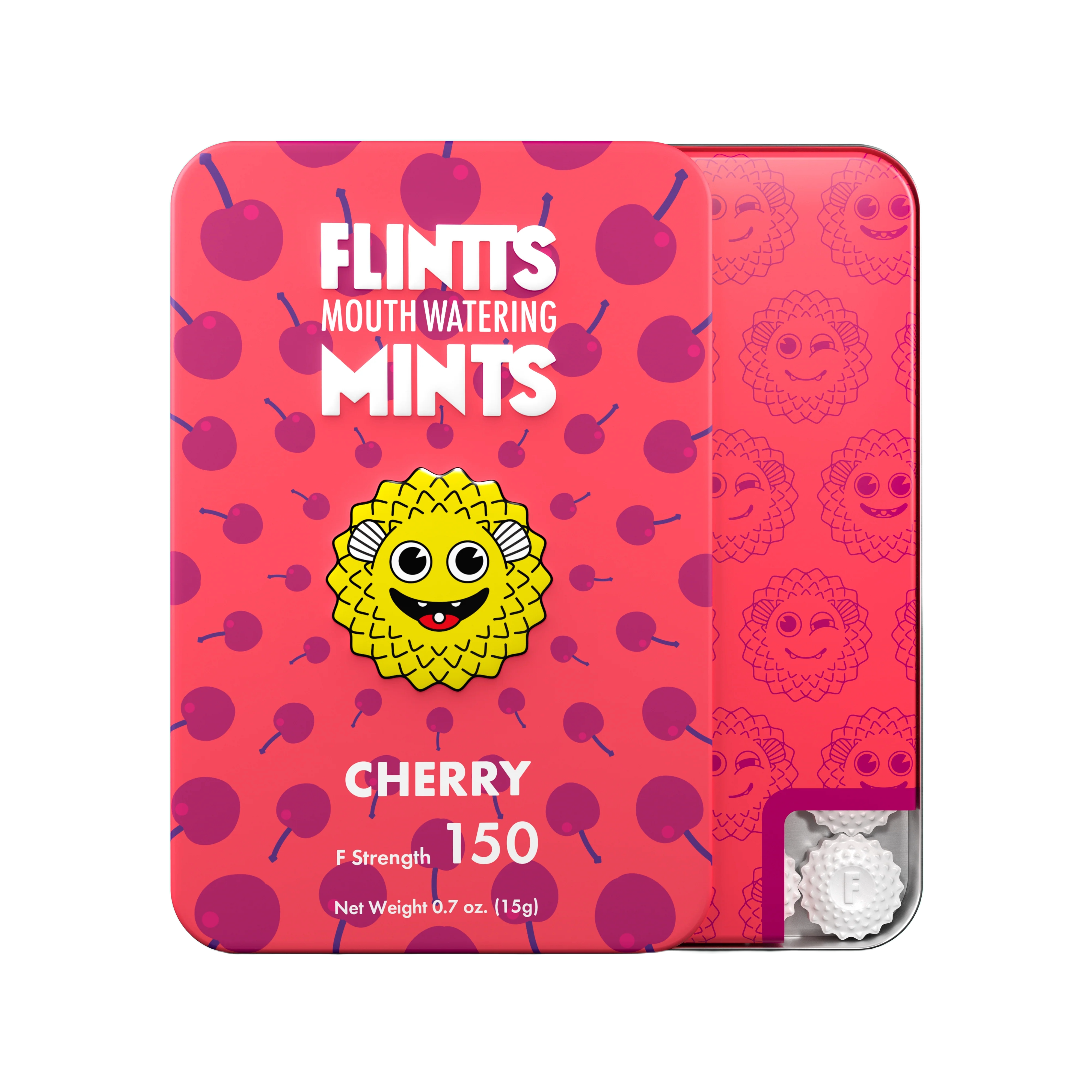 Flintts Mouth Watering Mints in Cherry - F Strength 150