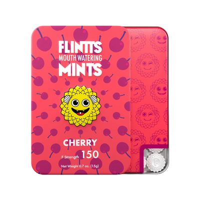 Flintts Mouth Watering Mints in Cherry - F Strength 150