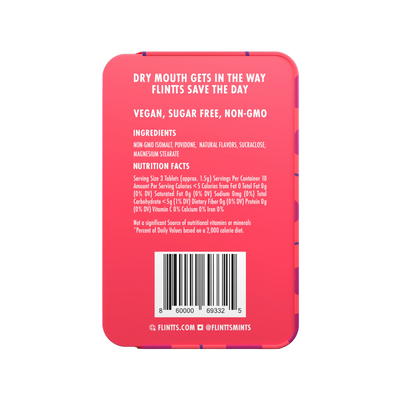 Flintts Mouth Watering Mints in Cherry - F Strength 150