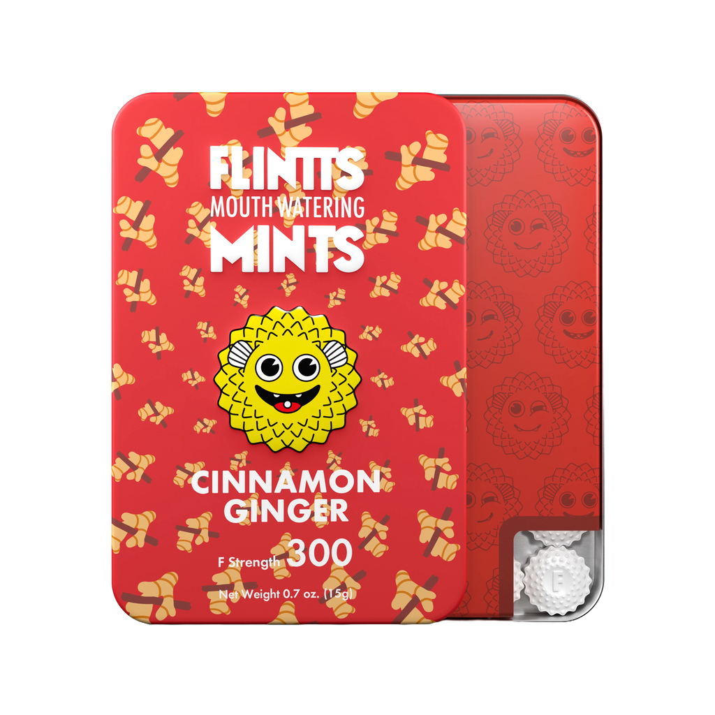 Flintts Mouth Watering Mints in Cinnamon Ginger - F Strength 300