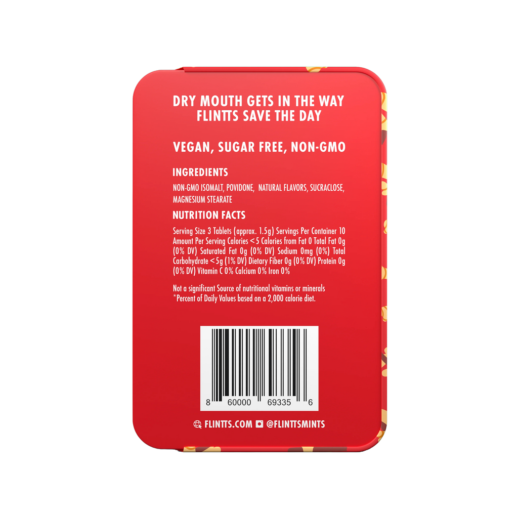 Flintts Mouth Watering Mints in Cinnamon Ginger - F Strength 300