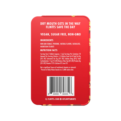 Flintts Mouth Watering Mints in Cinnamon Ginger - F Strength 300