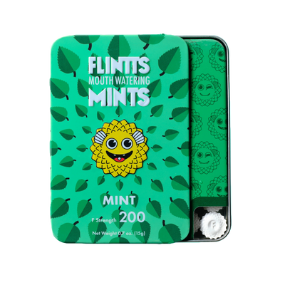 Flintts Mouth Watering Mints in Mint - F Strength 200