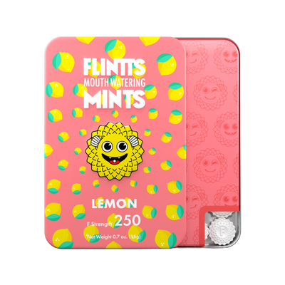 Flintts Mouth Watering Mints in Lemon - F Strength 250