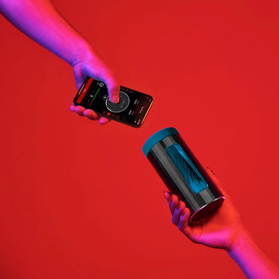 LELO F1 S V3 XL Male Masturbator Pleasure Console in Teal