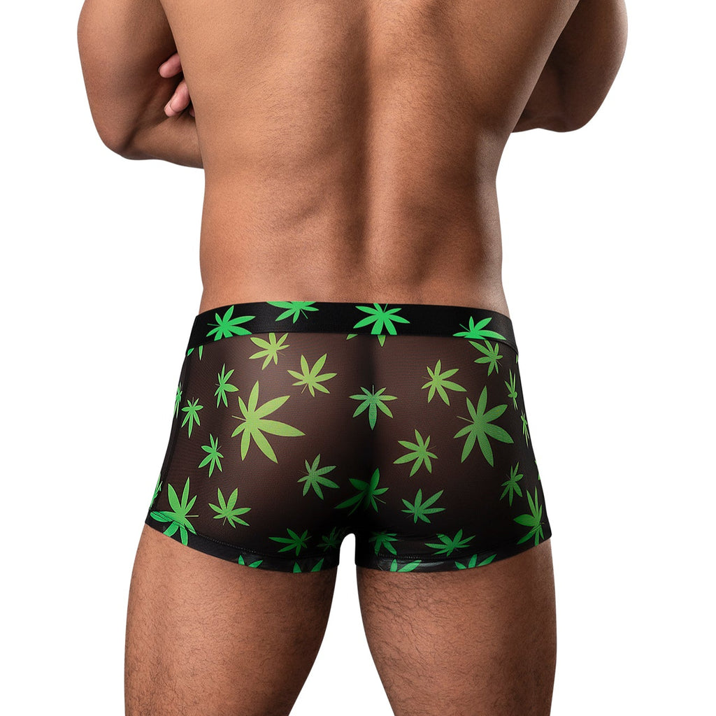 Hazy Dayz Black Light Stoner Underwear Trunks by Male Power L/XL