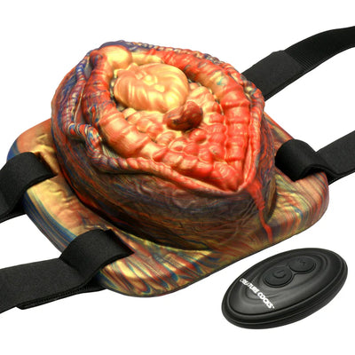 Hell's Angel Vibrating Silicone Grinder with Remote by Creature Cocks