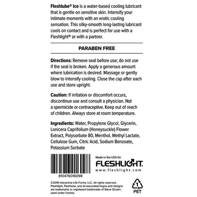 Fleshlight Fleshlube Ice - 4 oz