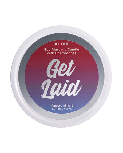 Jelique Get Laid Passion Fruit Massage Candle – 4 oz