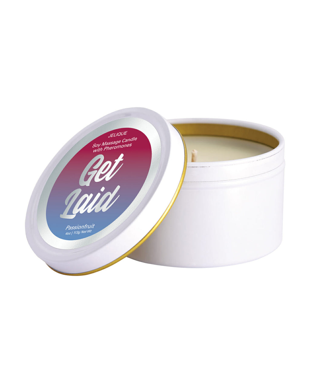 Jelique Get Laid Passion Fruit Massage Candle – 4 oz