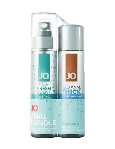 JO Limited Edition Anal Thick Lube 4 oz + Misting Toy Cleaner 4 oz Bundle