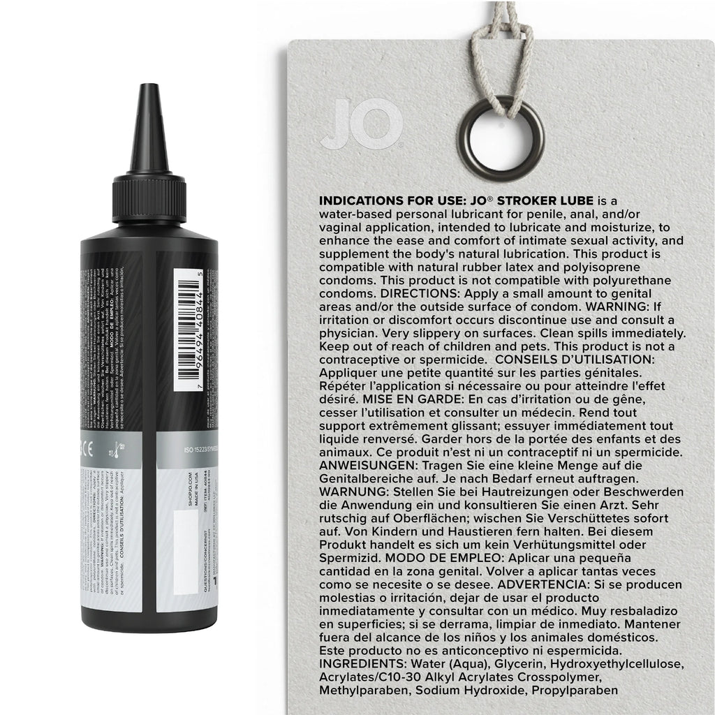 JO Stroker Water-Based Personal Lubricant 4oz