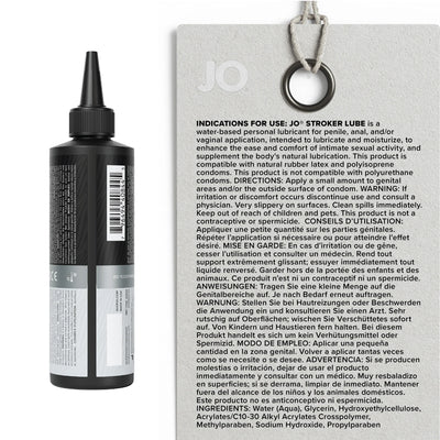 JO Stroker Water-Based Personal Lubricant 4oz