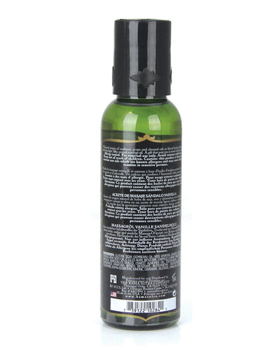 Kama Sutra Naturals Vanilla Sandalwood Massage Oil  - 2 oz