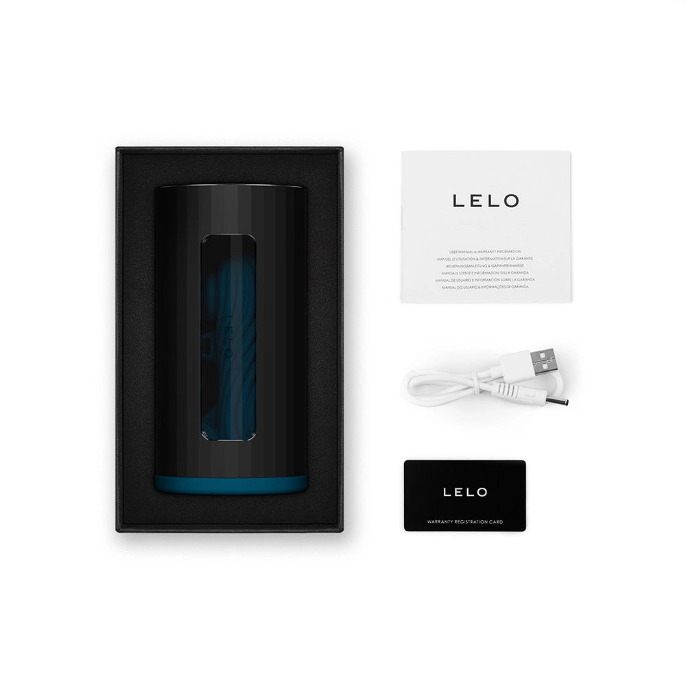 LELO F1 S V3 XL Male Masturbator Pleasure Console in Teal