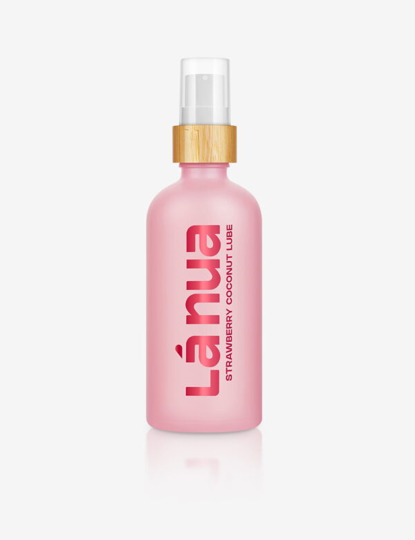 La Nua Strawberry Coconut Flavored Water-Based Lube - 3.4oz