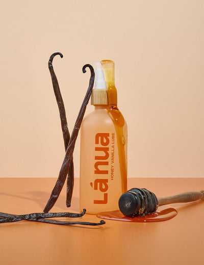 La Nua Honey Vanilla Flavored Water-Based Lube - 3.4oz