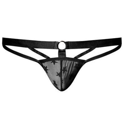 Love Star Jock with Ring by Male Power L/XL in Black