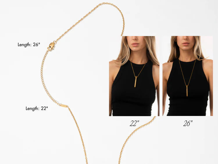 Crave Vesper Mini Vibrator Necklace in Black
