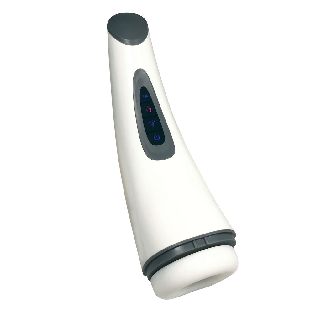 Omotion Stroker Masturbator with Suction, Vibration, Heat, and Audio Enhancement