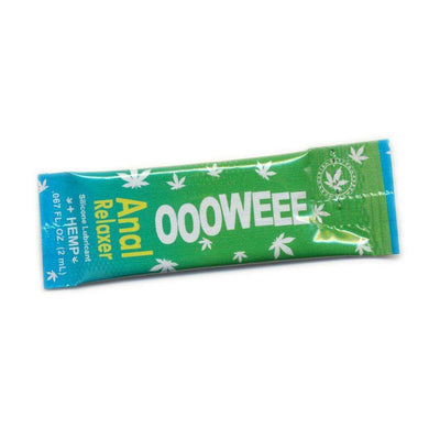 Ooowee Anal Relaxer Silicone Lubricant w/Hemp Seed Oil Package