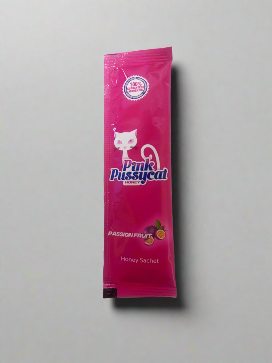 Pink Pussycat Passionfruit Flavored Honey - 1 Sachet