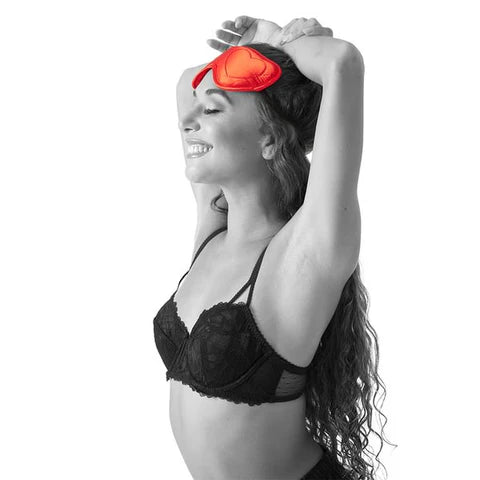 Red Satin Amor Blindfold by Sportsheets