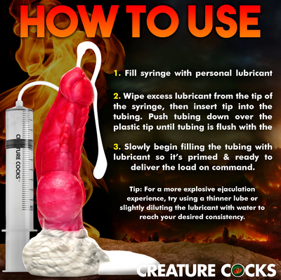 Creature Cocks, Resurrector, Phoenix, Squirting dildo, fantasy dildos, dildo, fantasy sexy toys, mythical sexy toys, mythical dildos, harness dildo, suction cup dildo, female sex toy, adult fantasy play