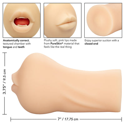 Stroke It Mouth Masturbator Anatomically Correct