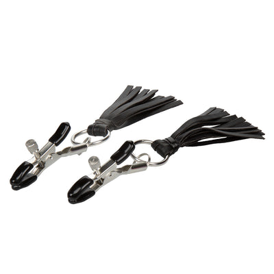 Nipple Play Playful Tassels Nipple Clamps - Black