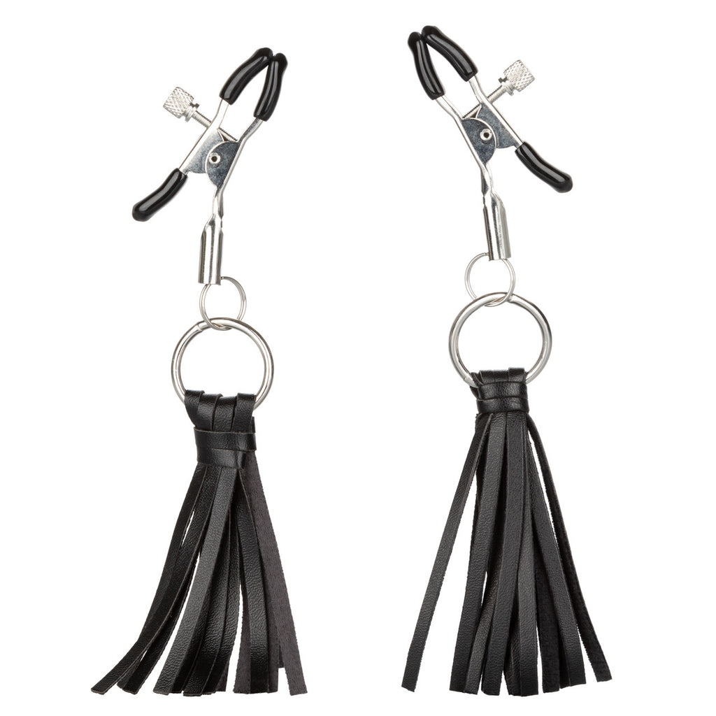 Nipple Play Playful Tassels Nipple Clamps - Black