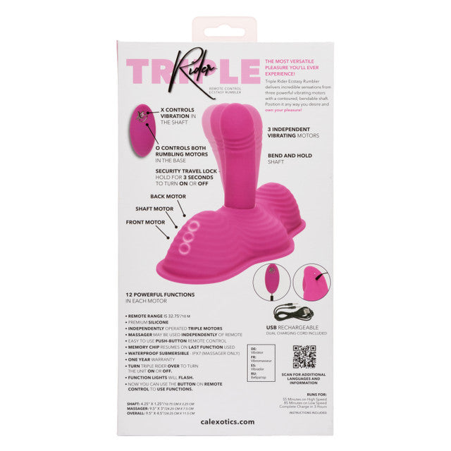 Triple Rider Remote Control Ecstasy Rumbler Grinder