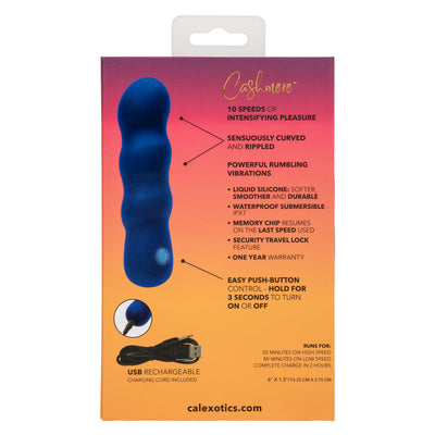 Cashmere Liquid Silicone Satin Swirl Vibrator
