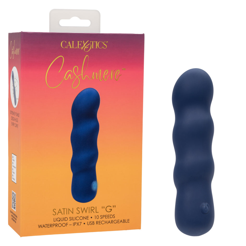 Cashmere Liquid Silicone Satin Swirl Vibrator