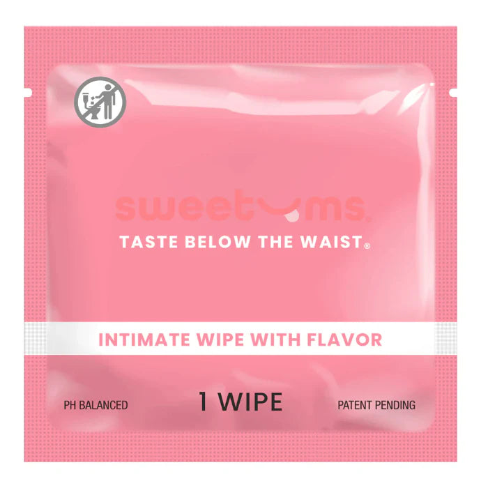 Sweetums PH Balanced Cherry Flavored Intimate Wipe for Her - Single Pack
