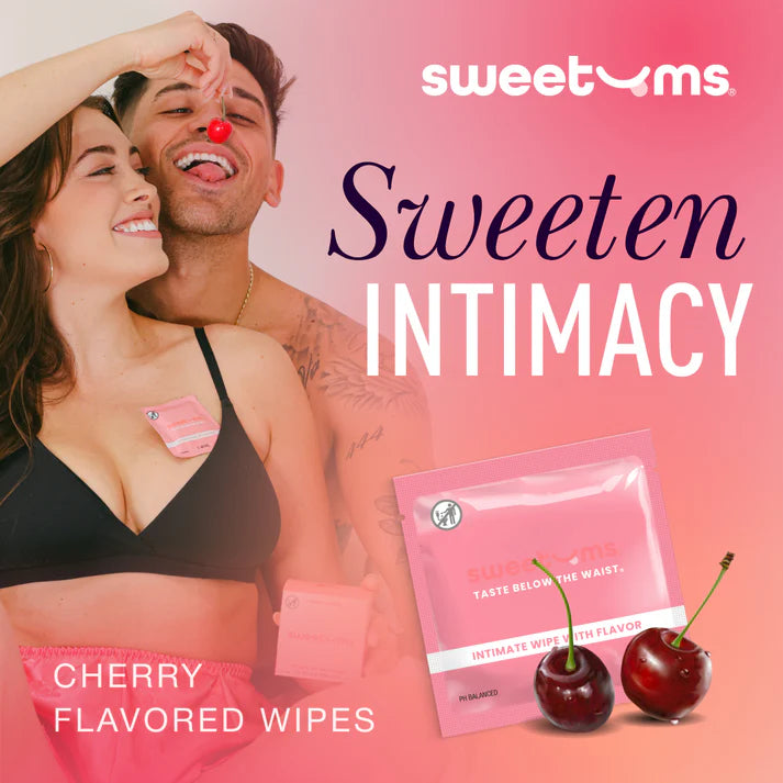 Sweetums PH Balanced Cherry Flavored Intimate Wipe for Her - Single Pack