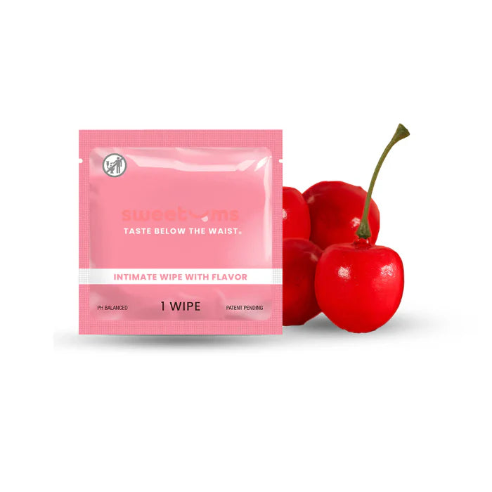 Sweetums PH Balanced Cherry Flavored Intimate Wipe for Her - Single Pack