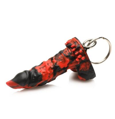 THE CREATURE COCKS FIRE DEMON DONG KEYCHAIN