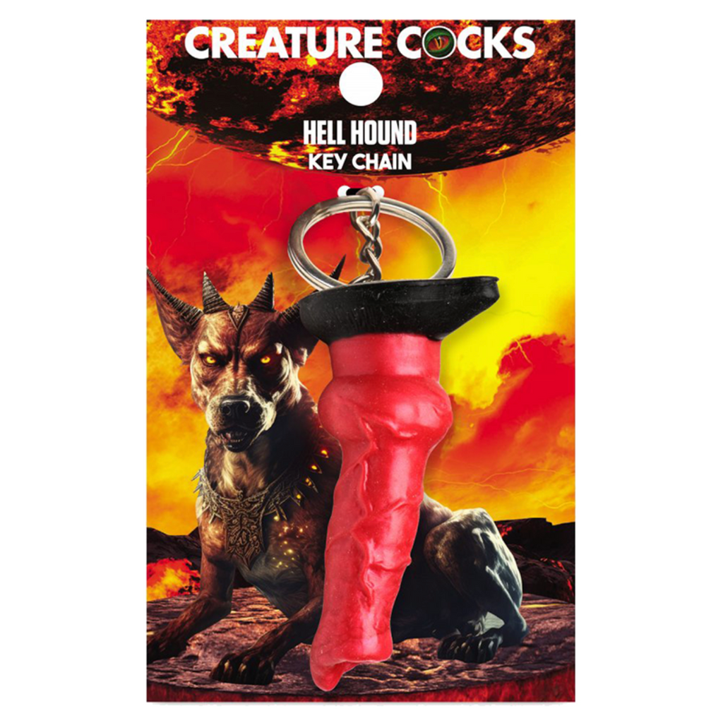 THE CREATURE COCKS HELL HOUND DONG KEYCHAIN